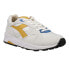Фото #3 товара Diadora Eclipse Italia Lace Up Mens White Sneakers Casual Shoes 177154-C9061