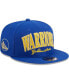 Фото #4 товара Men's Royal Golden State Warriors Golden Tall Text 9FIFTY Snapback Hat