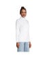 Women's Petite Lightweight Fitted Long Sleeve Turtleneck Top