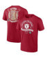 Фото #1 товара Men's Crimson Oklahoma Sooners 2022 NCAA Softball Women's College World Series Champions Slide T-shirt