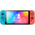 Фото #4 товара Nintendo Switch-Konsole (OLED-Modell) : Neue Version, intensive Farben, 7-Zoll-Bildschirm - mit einem neonfarbenen Joy-Con