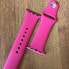Silicone strap for Apple Watch - Barbie pink 42/44/45 mm - S / M