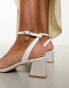 Фото #6 товара Be Mine Bridal Ruhi low block heeled sandals in ivory