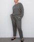 ფოტო #7 პროდუქტის Women's Seam Detail Jogger Pants