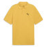 Фото #1 товара Puma Essential Pique Small Logo Short Sleeve Polo Shirt Mens Yellow Casual 67910