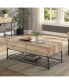 Фото #2 товара Brantley Coffee Table in Oak & Sandy Black Finish