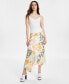 Women's Katrina Asymmetric Mix-Print Skirt