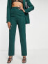 Фото #4 товара 4th & Reckless Tall straight leg tailored trouser co ord in forest green