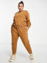 Nike Plus Club fleece sweatshirt in ale brown 1X - фото #7