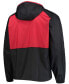 ფოტო #3 პროდუქტის Men's Black, Scarlet Nebraska Huskers Flash Forward Hoodie Full-Zip Windbreaker Jacket