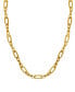 Фото #1 товара Gold Plated Cable Chain Necklace 16" + 2" Extender