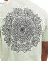 Фото #4 товара ONLY & SONS relaxed fit t-shirt with mandala back print in sage