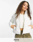 Фото #2 товара Threadbare Petite Ruby diamond quilted puffer jacket in white