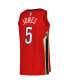 ფოტო #2 პროდუქტის Men's Herbert Jones Red New Orleans Pelicans Replica Swingman Jersey - Statement Edition