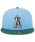 Фото #3 товара Men's Sky Blue, Cilantro Los Angeles Angels 2002 World Series 59FIFTY Fitted Hat