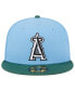 Men's Sky Blue, Cilantro Los Angeles Angels 2002 World Series 59FIFTY Fitted Hat