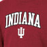 Фото #2 товара NCAA Indiana Hoosiers Men's Heathered Crew Neck Fleece Sweatshirt - M