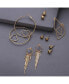 ფოტო #3 პროდუქტის Women's Pack Of 7 Multi-Layer Earrings