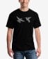 Фото #1 товара Men's Hummingbirds Printed Word Art T-shirt