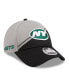 Фото #1 товара Men's Gray, Black New York Jets 2023 Sideline 9FORTY Adjustable Hat