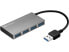 USB-концентратор USB Sandberg SANDBERG USB 3.0 Pocket Hub 4 порта - USB 3.2 Gen 1 (3.1 Gen 1) Type-A - USB 3.2 Gen 1 (3.1 Gen 1) Type-A - 5000 Mбит/с - Белый - Алюминий - RoHS - фото #2