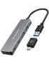 Фото #1 товара GrauGear GG 18042 - USB 3.0 4-Port Hub 2x A 2x C 20 cm Anschlusskabel - Digital