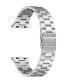 Фото #3 товара Men's Sloan 3-Link Stainless Steel Band for Apple Watch Size- 38mm, 40mm, 41mm