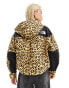 The North Face Reign On waterproof jacket in leopard print exclusive to ASOS