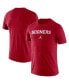 Men's Crimson Oklahoma Sooners Team Issue Velocity Performance T-shirt