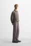 WASHED KNIT JOGGER TROUSERS