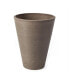 Valencia Round Tapered Pot Planter Spun Taupe 10 x 13 Inch