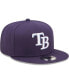 Фото #1 товара Men's Navy Tampa Bay Rays Primary Logo 9FIFTY Snapback Hat
