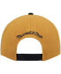Фото #5 товара Men's Gold and Black Philadelphia 76ers Hardwood Classics Snapback Hat