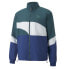 Фото #1 товара Puma Clyde Full Zip Basketball Jacket Mens Green Casual Athletic Outerwear 53419