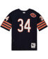 Фото #3 товара Men's Walter Payton Navy Chicago Bears 1983 Authentic Throwback Retired Player Jersey