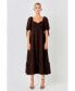 Фото #7 товара Women's Textured Maxi Dress