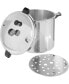 1784 23 qt. Induction Compatible Pressure Canner, Silver