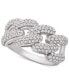 Фото #1 товара Кольцо Wrapped in Love Diamond Link Statement (1 ct. t.w.)