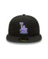 Men's Black Los Angeles Dodgers 1980 MLB All-Star Game Black Light 59FIFTY Fitted Hat