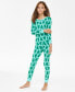 ფოტო #1 პროდუქტის Family Pajamas Little & Big Kids Trees Pajama Set, Created for Macy's