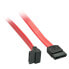 Фото #4 товара Lindy 0.2m Internal SATA III cable - 90° - 0.2 m - SATA III - SATA 7-pin - SATA 7-pin - Female/Female - Red