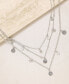 ფოტო #2 პროდუქტის Crystal Detailed Triple Layer Necklace