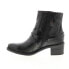 Miz Mooz Fernando 226242 Womens Black Leather Ankle & Booties Boots 6