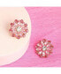 Women's Flower Stud Earrings - фото #2