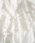 ფოტო #5 პროდუქტის Women's Tiered Cutout Lace Minidress
