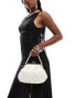 Фото #3 товара True Decadence pearl embellished bag with pearl handle in cream