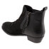 Фото #5 товара Softwalk Rockford S2058-003 Womens Black Wide Suede Ankle & Booties Boots 8.5