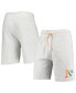 ფოტო #1 პროდუქტის Men's Oatmeal Oakland Athletics Mainstream Logo Terry Tri-Blend Shorts