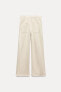 COTTON STRAIGHT-LEG TROUSERS