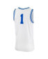 Men's #0 White Xavier Musketeers Replica Basketball Jersey